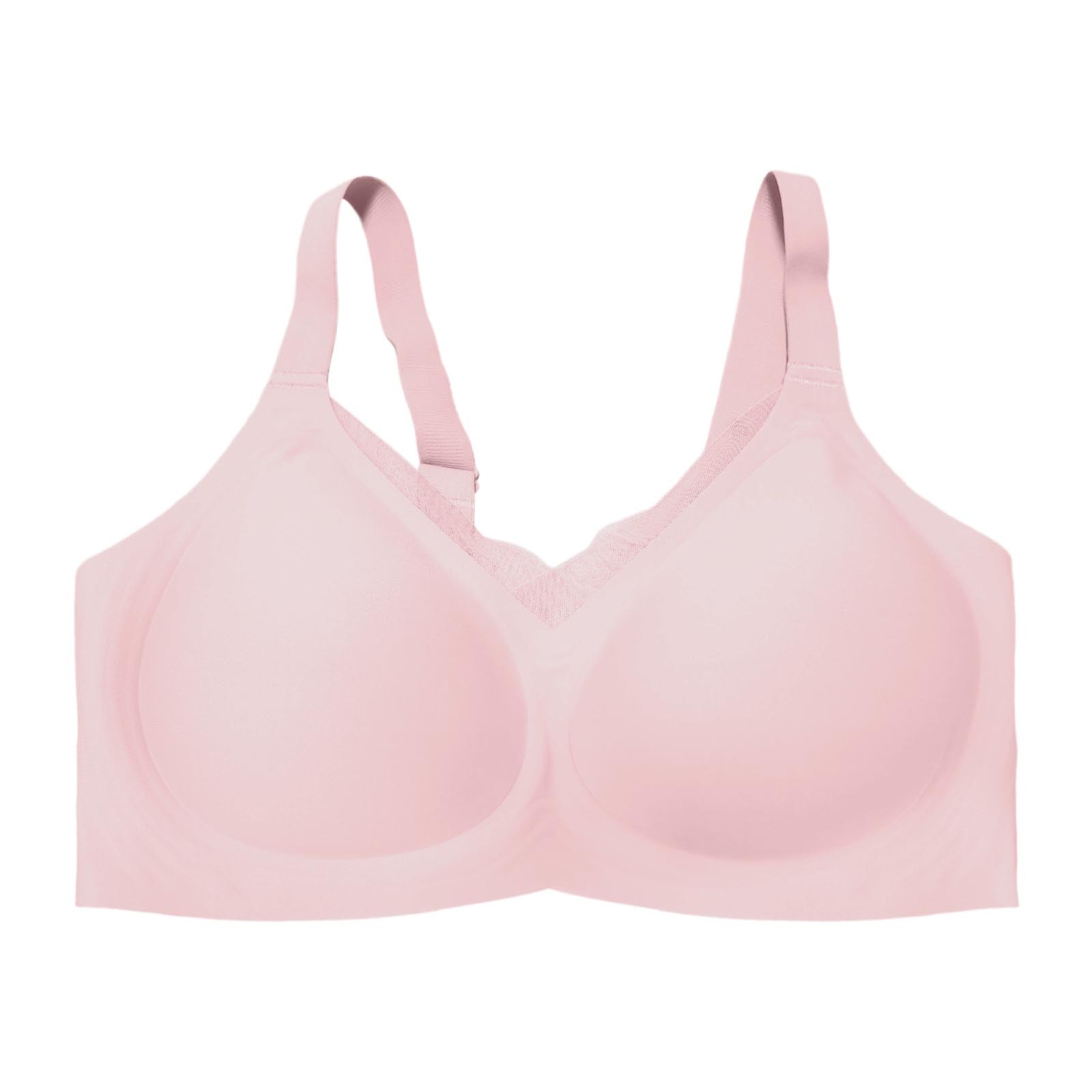 thumbnail image 5 of Sujetador sin aros para mujer: sin costuras, tallas grandes, estilo europeo, tira de gelatina de sujeción: S-XXXL, US 32-42, 5 of 7